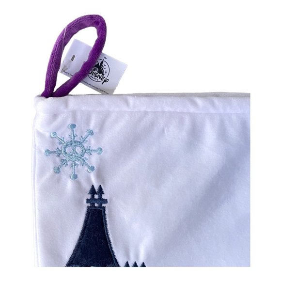 Disney Parks Haunted Mansion Hatbox Ghost Holiday Christmas Stocking - Picture 3 of 5